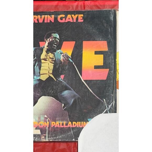 Marvin Gaye – Live at the London Palladium 2LP Vinyl 1977 Tamla Untested - Picture 3 of 7